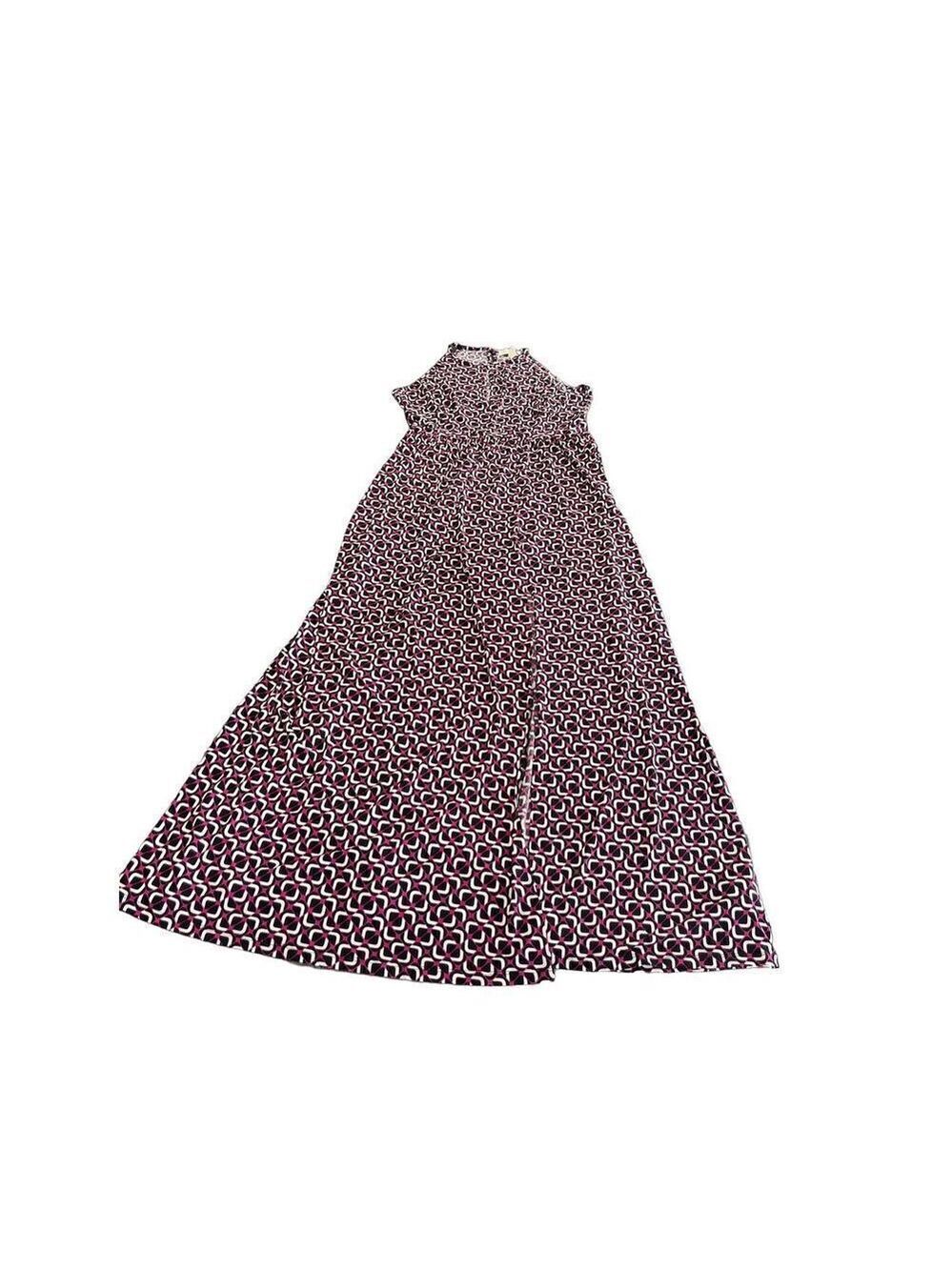 MICHAEL KORS Pink Sleeveless Maxi Dress with Slit size L